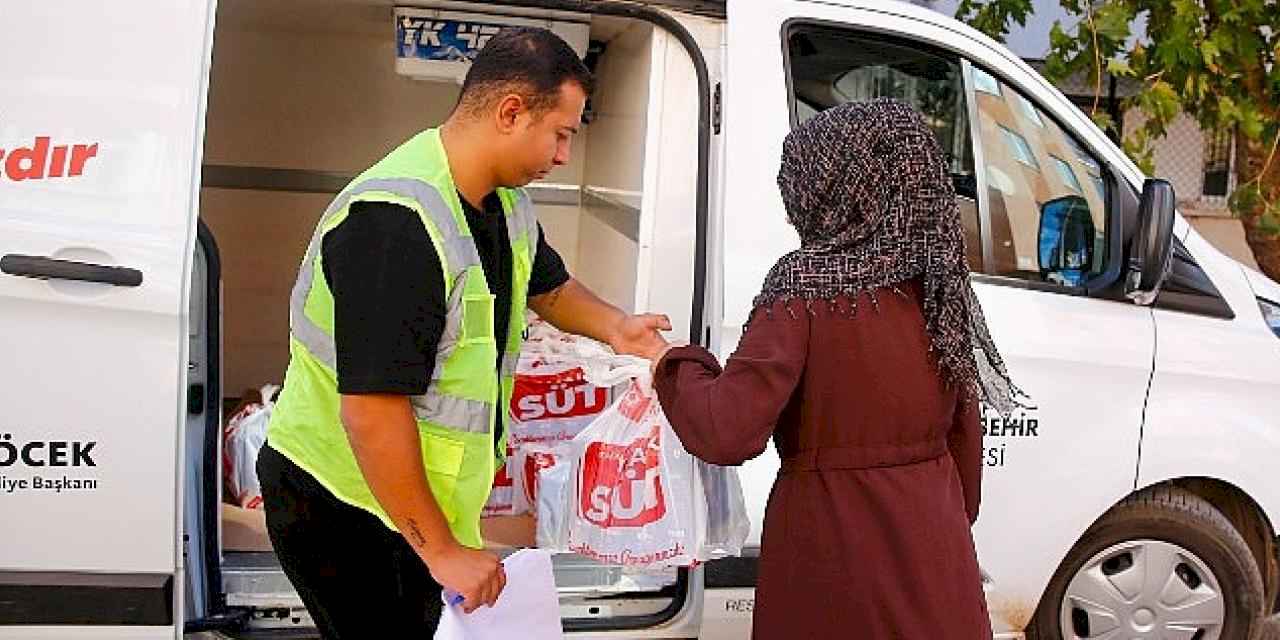 Çocuklar 'Halk Süt'le büyümeye devam ediyor