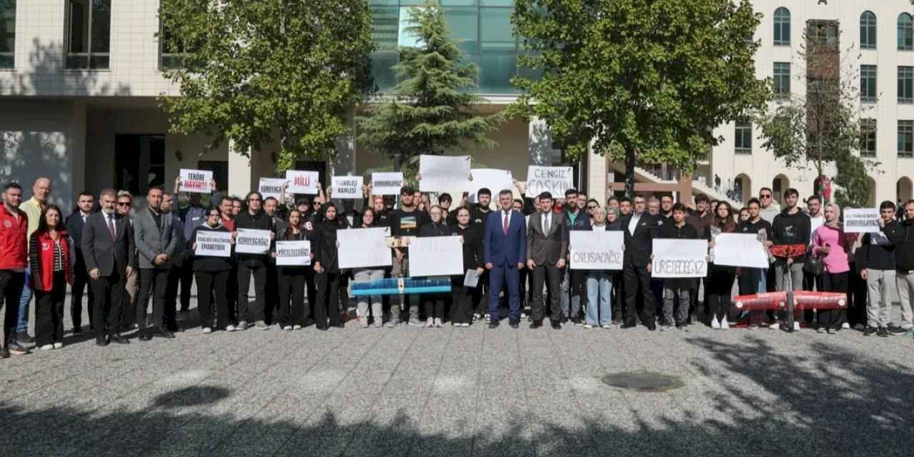   BTÜ öğrencilerinden TUSAŞ’a yapılan terör saldırısına tepki