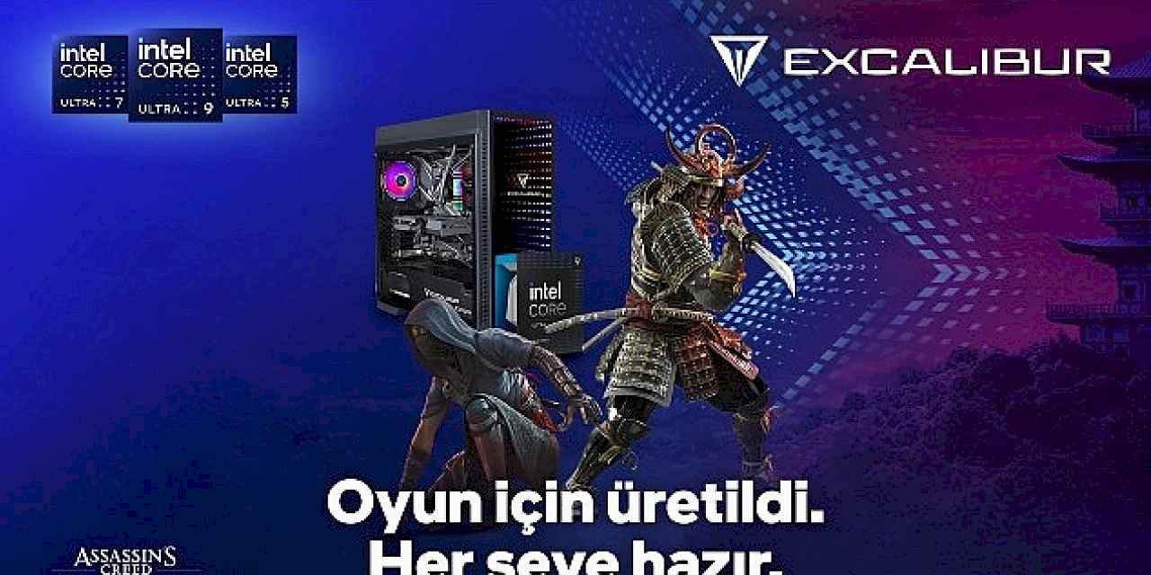 Intel'in En Yeni ve Güçlü İşlemcisiyle Yenilenen Excalibur E750 Düşük Enerji Tüketimiyle Üstün Performans Sağlıyor