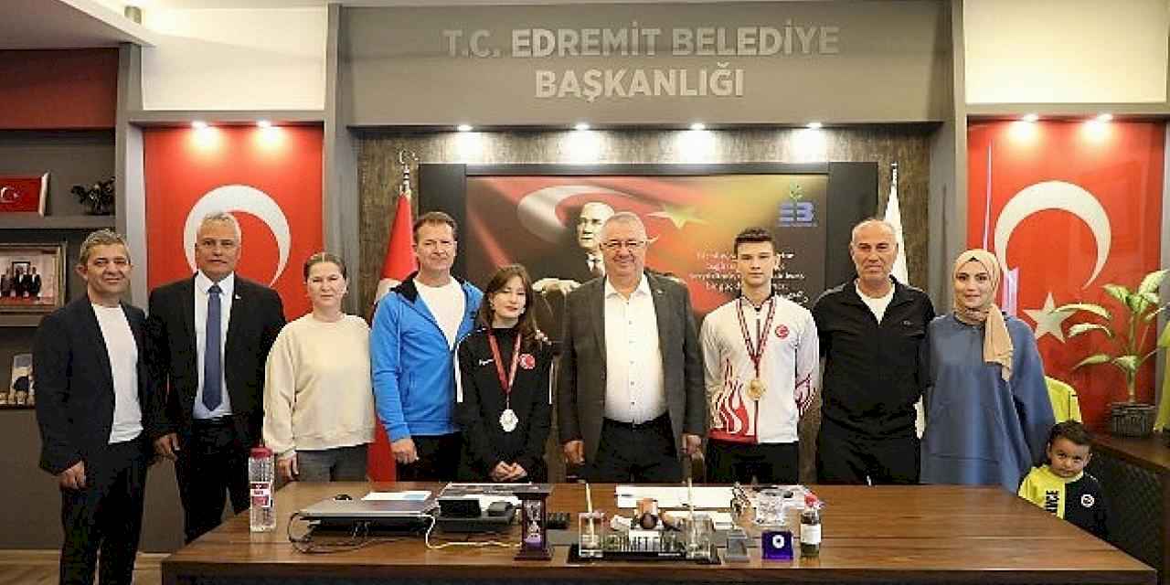 Edremit Belediyesi sporcuları Türkiye şampiyonu oldu