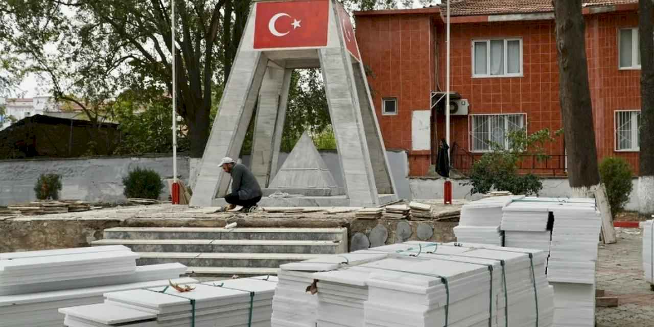 Mustafakemalpaşa'da şehitlik yenileniyor