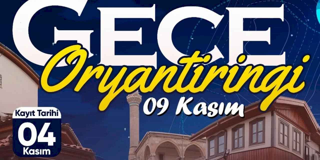 Konya'da 'Gece Oryantiringi'