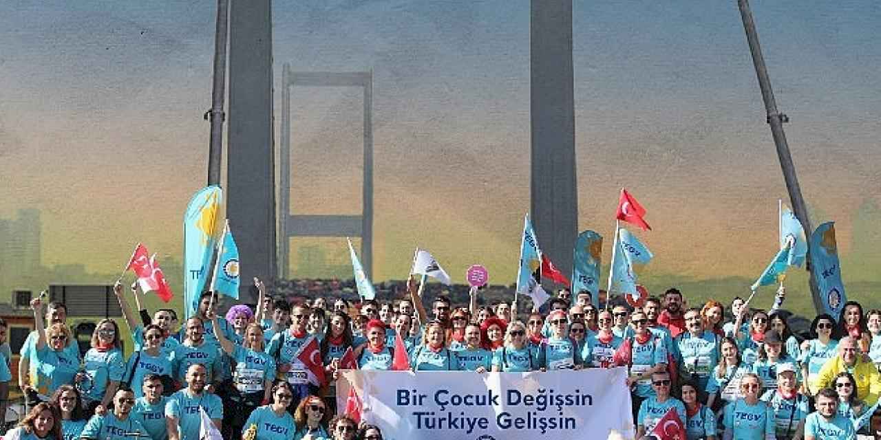 TEGV koşucuları 46. İstanbul Maratonu'nda adımlarını nitelikli eğitim desteği için atacak