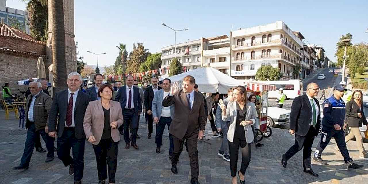 Başkan Tugay'dan Selçuk turu 