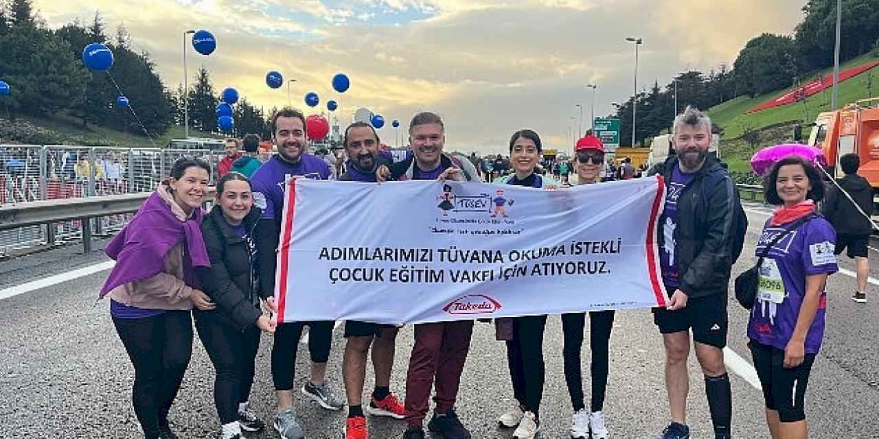 Takeda Türkiye, İstanbul Maratonu'nda TOÇEV İçin Koştu