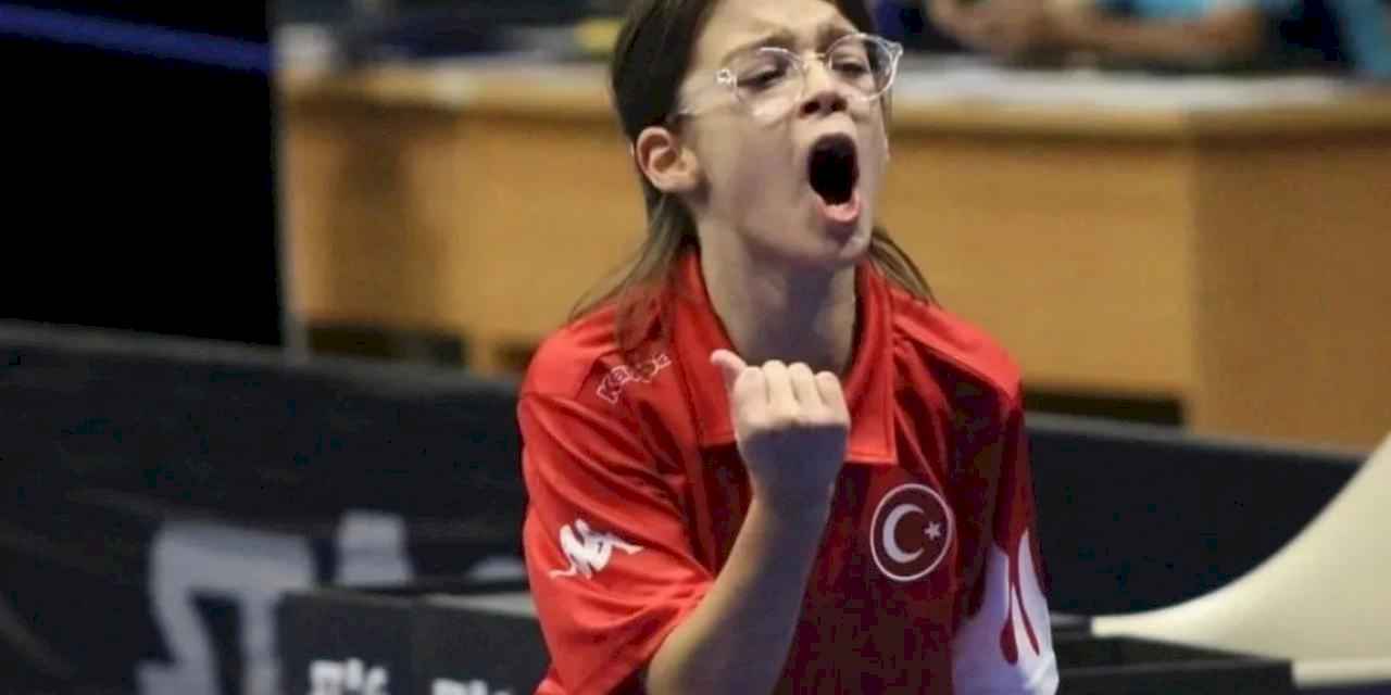 Muğlalı masa tenisi sporcusu Türkiye’yi temsil etti