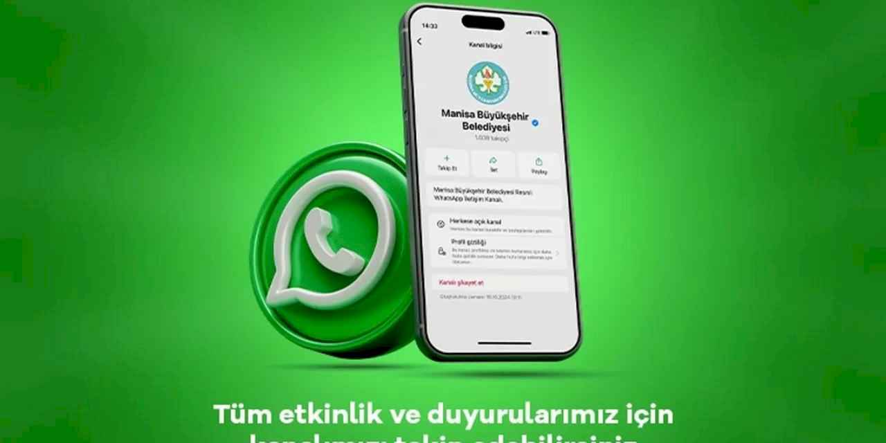 Manisa Büyükşehir'den WhatsApp hamlesi!