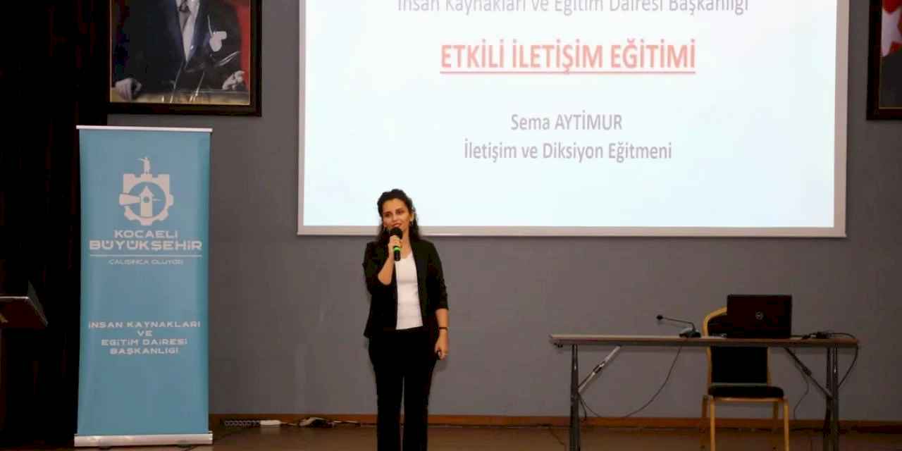 Kocaeli Büyükşehir'den şef ve amirlere eğitim