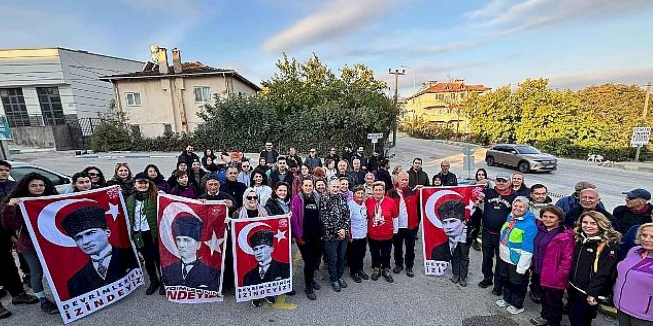 Mysia Yolları'nda Atatürk'ü anma yürüyüşü