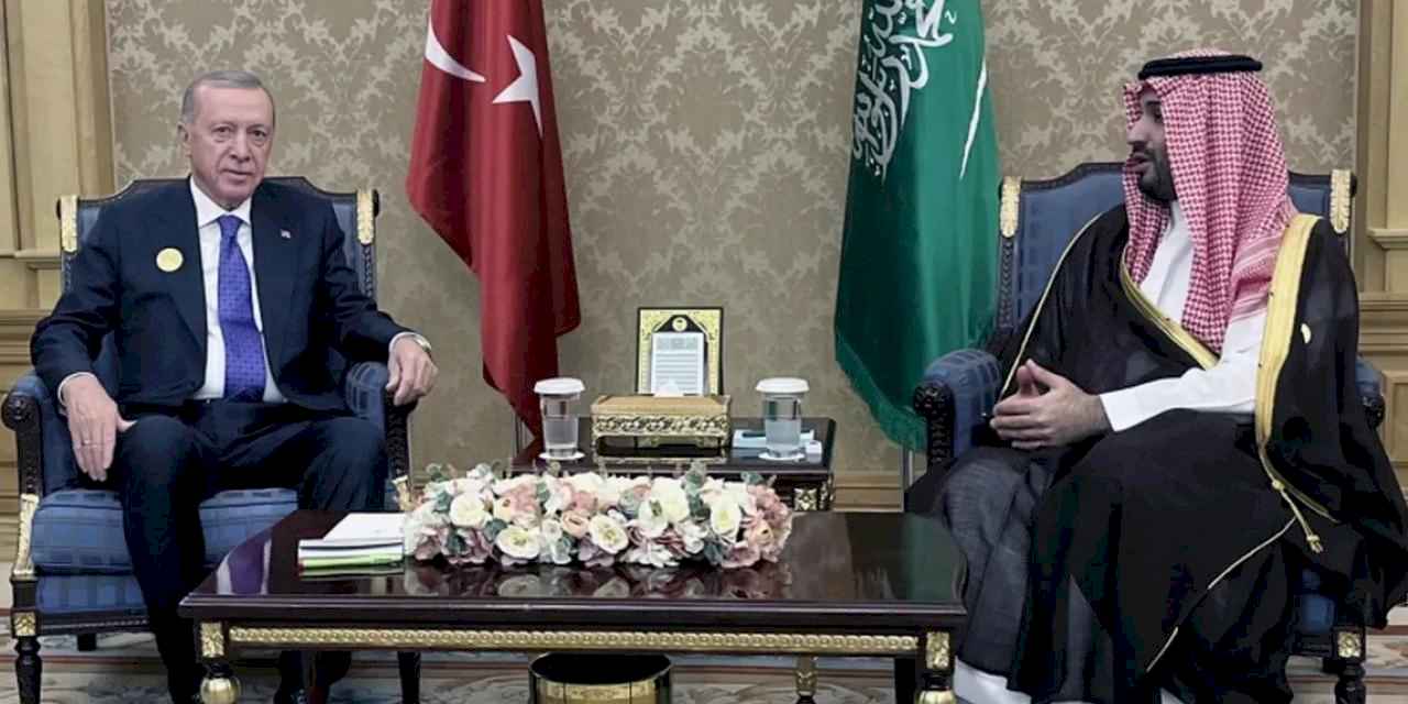 Cumhurbaşkanı Erdoğan, Suudi Arabistan Veliaht Prensi ile görüştü