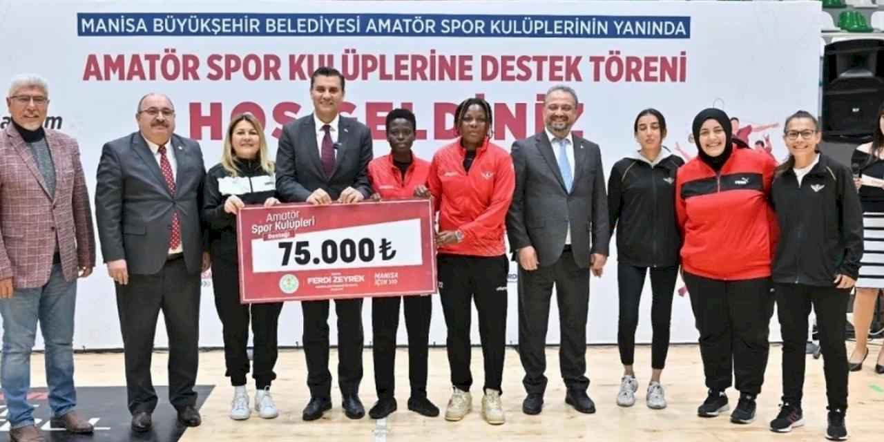 Manisa'dan amatör spor kulüplerine 4 milyon liralık destek