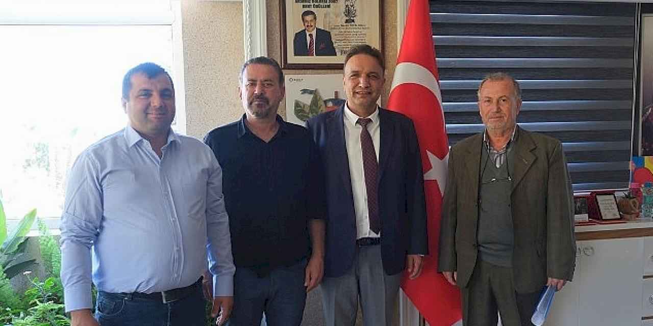 Beldibi İlk ve Ortaokulu yönetiminden Çelik'e ziyaret