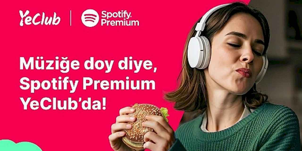 Yemeksepeti'nden YeClub Üyelerine 3 Aylık Spotify Premium Fırsatı