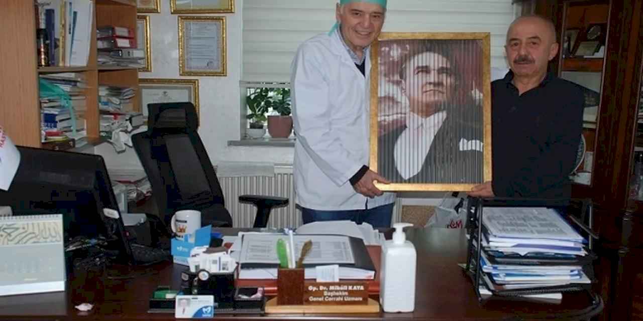 Başhekim Kaya’ya anlamlı ziyaret