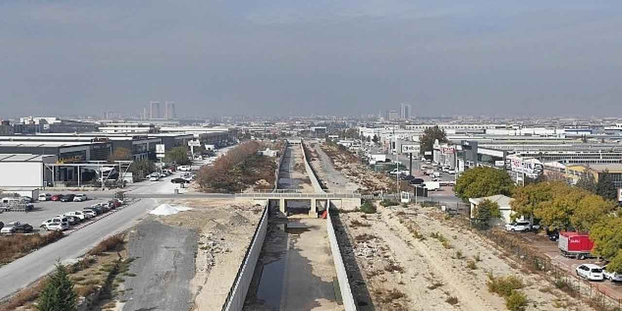 Konya Büyükşehir Keçili Kanalı Islahı Projesinin 3.2 Km'lik Kısmını Daha Tamamladı