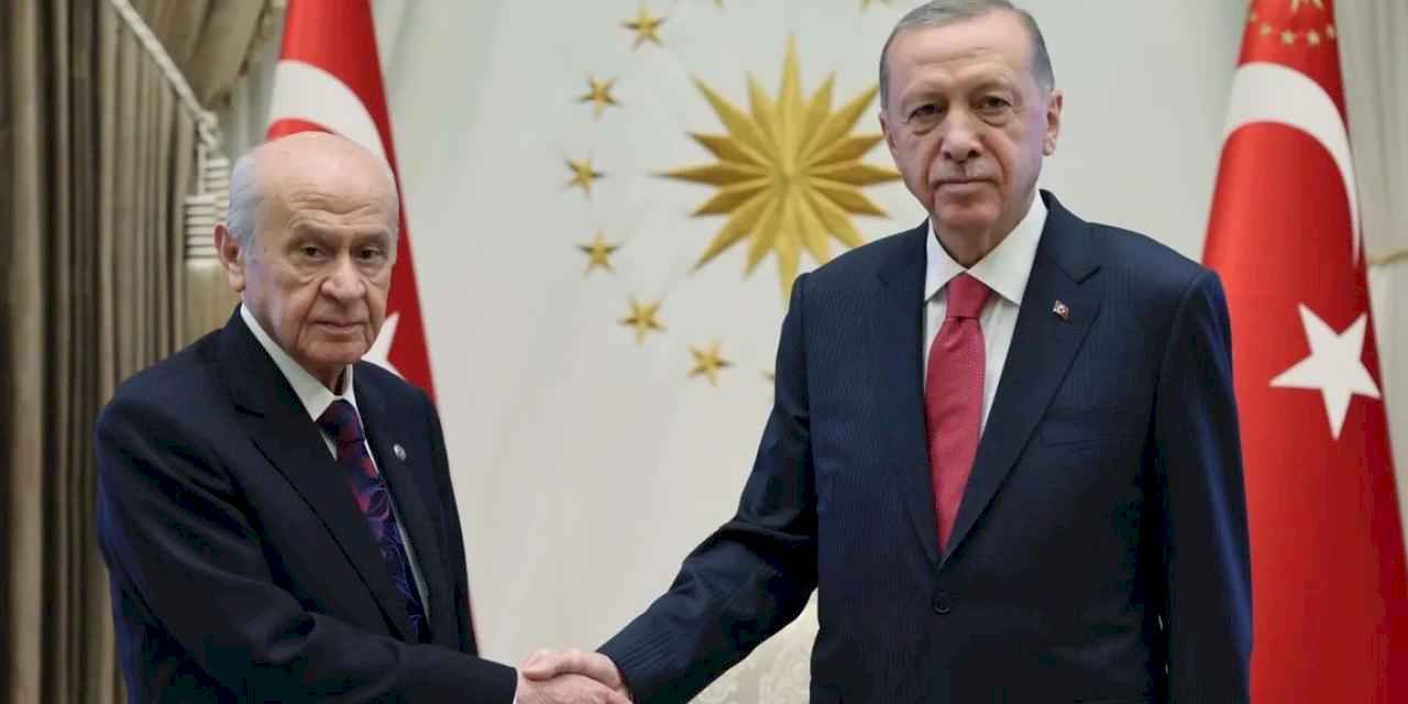 Erdoğan ile Bahçeli Beştepe'de buluştu