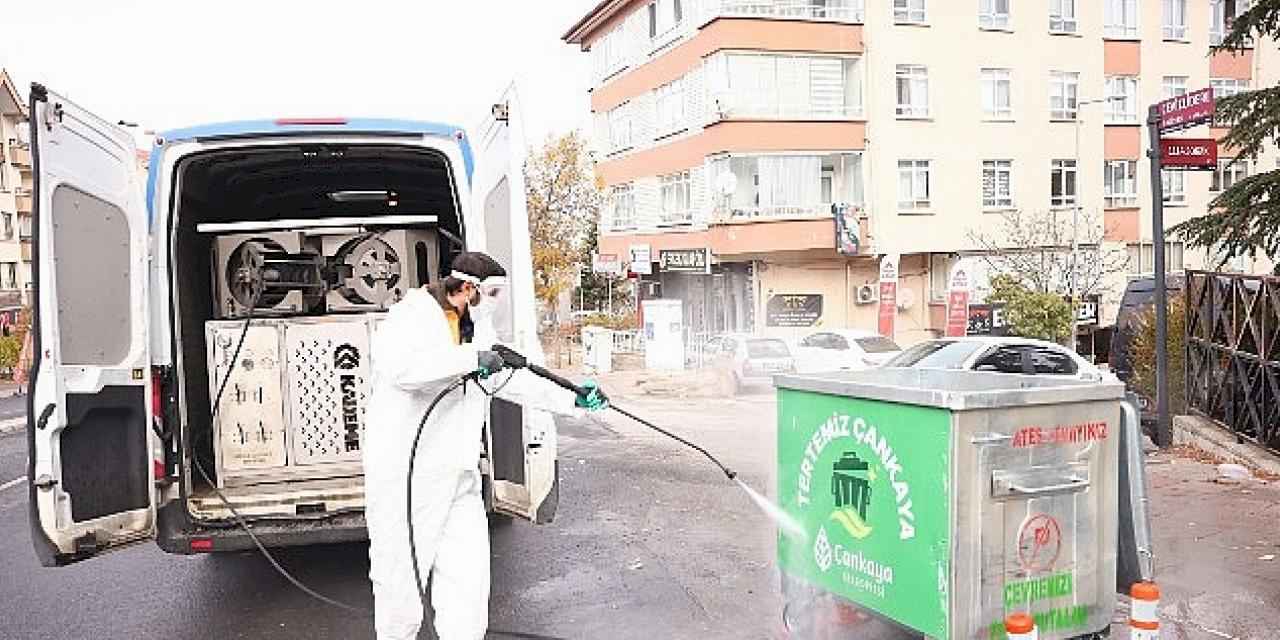 Çankaya'da sonbahar temizliği