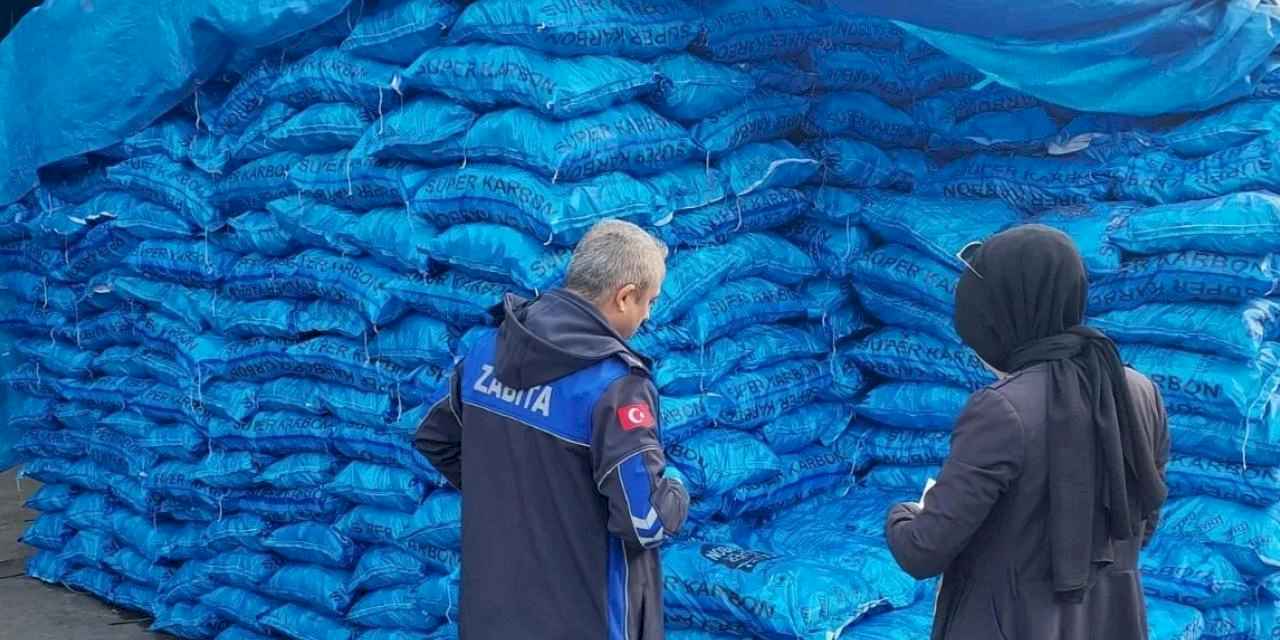 Düzce Zabıtası'ndan kömür denetimi