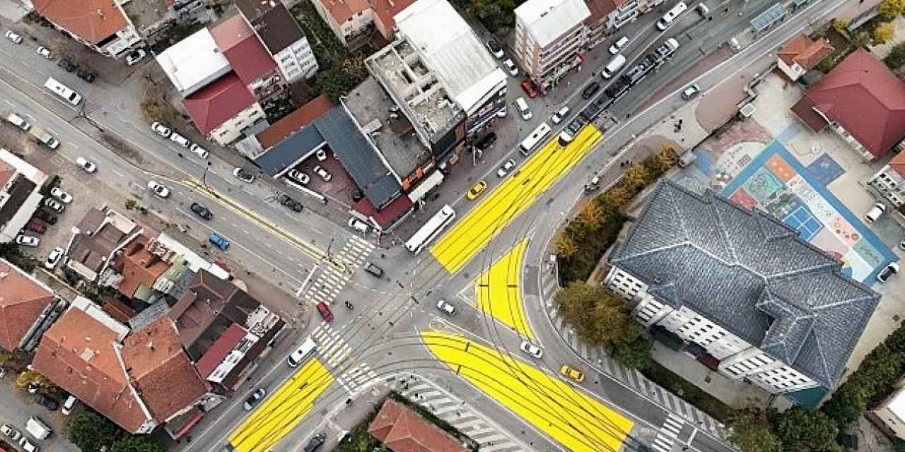 Tramvay hattında yaya güvenliği için önemli çalışma