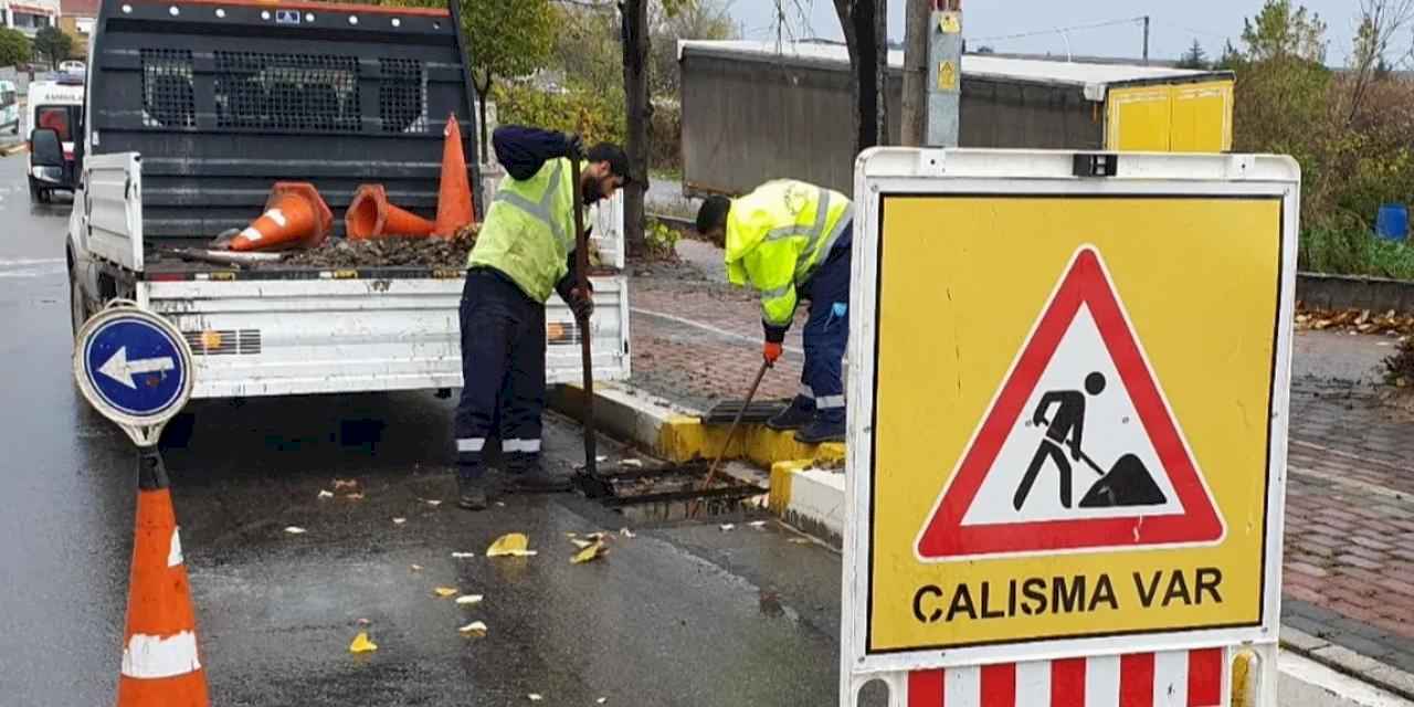 Kocaeli'nden mazgal ve menfez temizliği