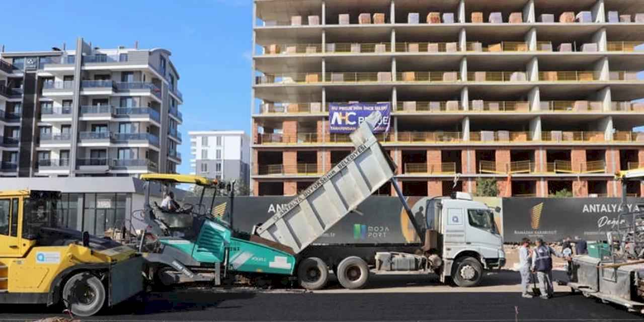 Antalya Büyükşehir'den altyapı çalışması