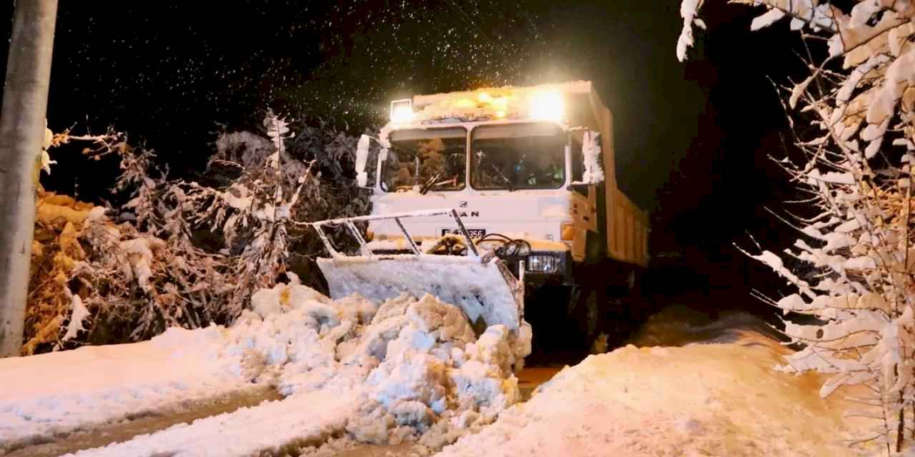 Sakarya Büyükşehir kar mesaisinde