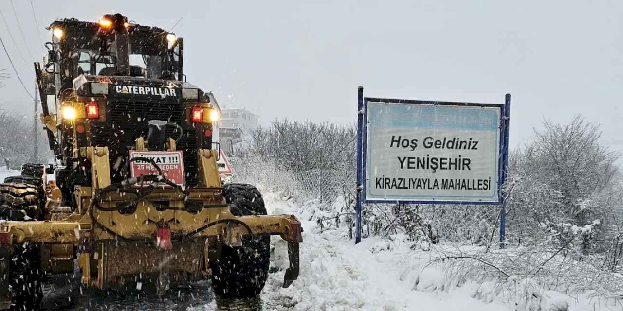 Bursa'da kapalı yol kalmadı