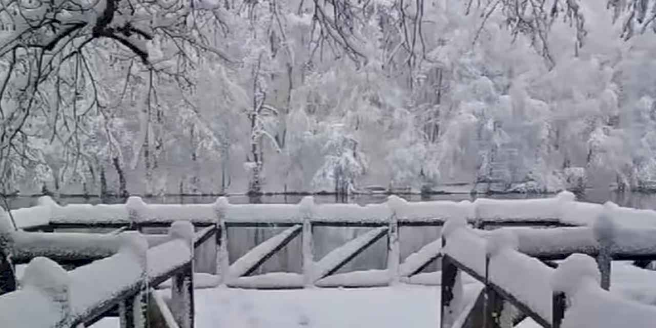 Yedigöller beyaz gelinliğine büründü