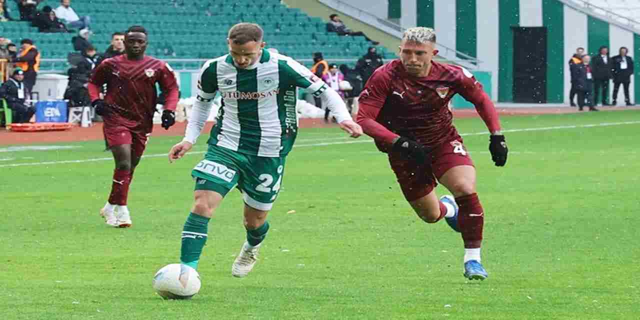 Tümosan Konyaspor 1-1 Atakaş Hatayspor (Maç Sonucu) Konya'da puanlar paylaşıldı!