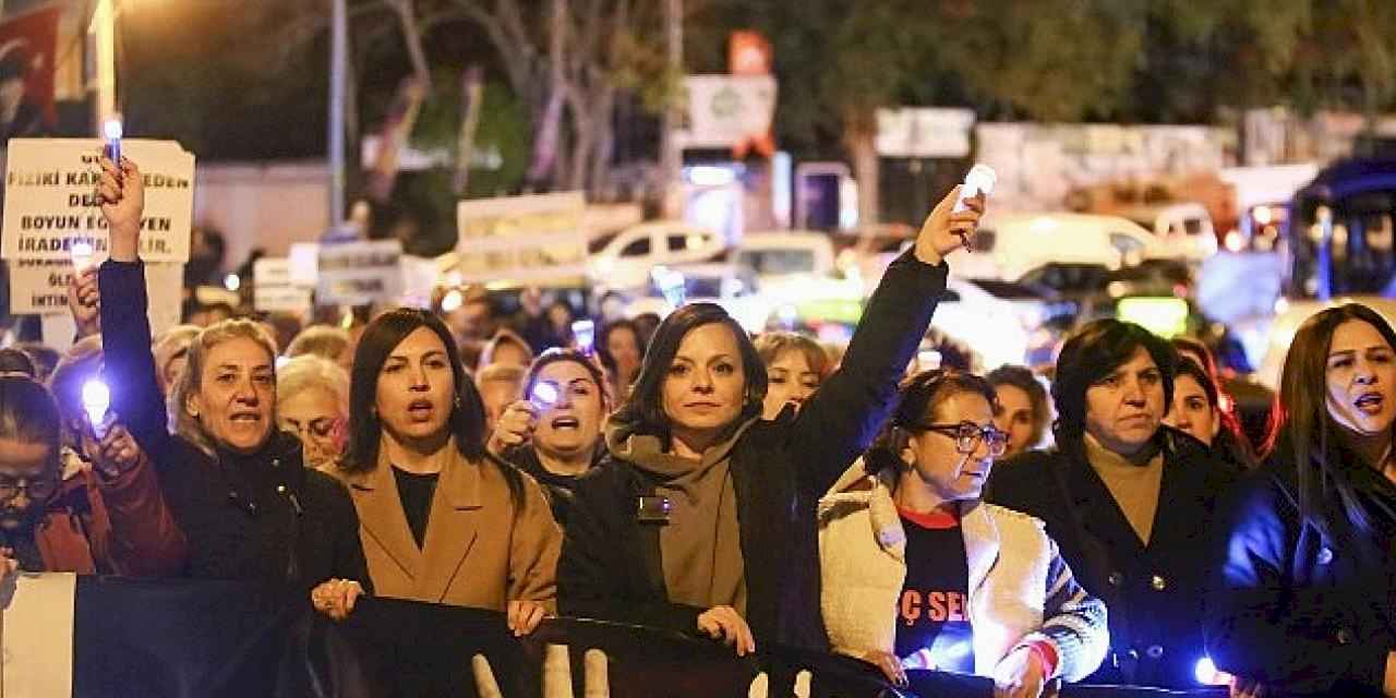 Karabağlar'da Kadınlar Şiddete Karşı Tek Yürek