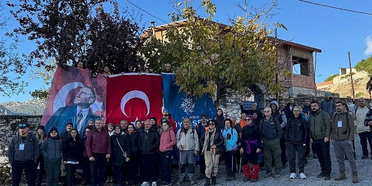 Aydın Büyükşehir Belediyesi'nin doğa yürüyüşleri devam ediyor