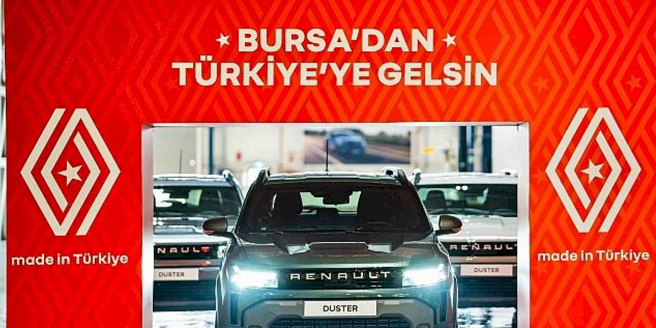 Bursa'dan Gururla Tüm Türkiye'ye Gelsin: Yeni Renault Duster'ın Üretimi Bursa'da Başladı