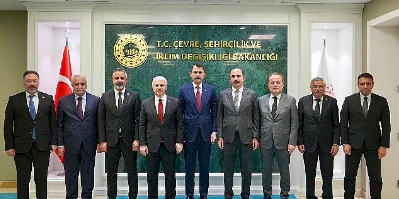 Konya Heyeti Bakanlarla Konya Yatırımlarını Değerlendirdi