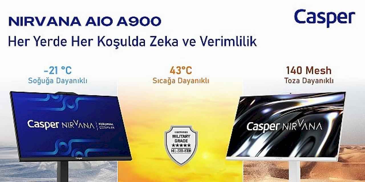 Türkiye'nin Dayanıklılık Sertifikasına Sahip İlk Bilgisayarı Casper AIO A900 Satışa Çıktı!