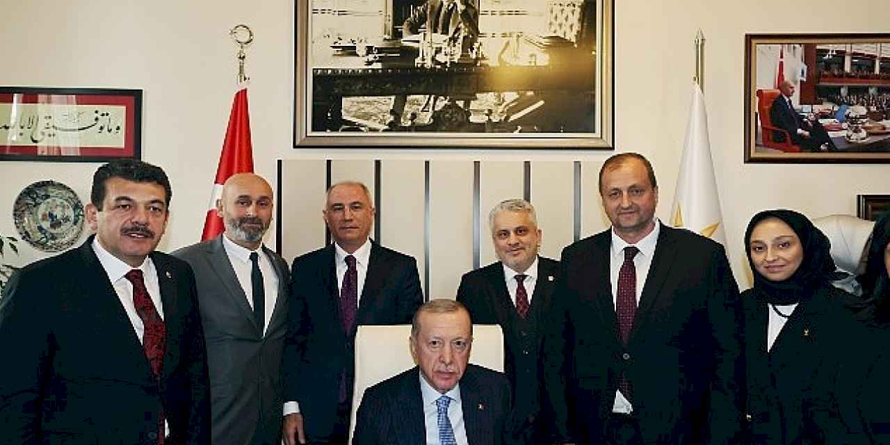 İznik Belediye Başkanı Usta Cumhurbaşkanı Recep Tayyip Erdoğan ile görüştü