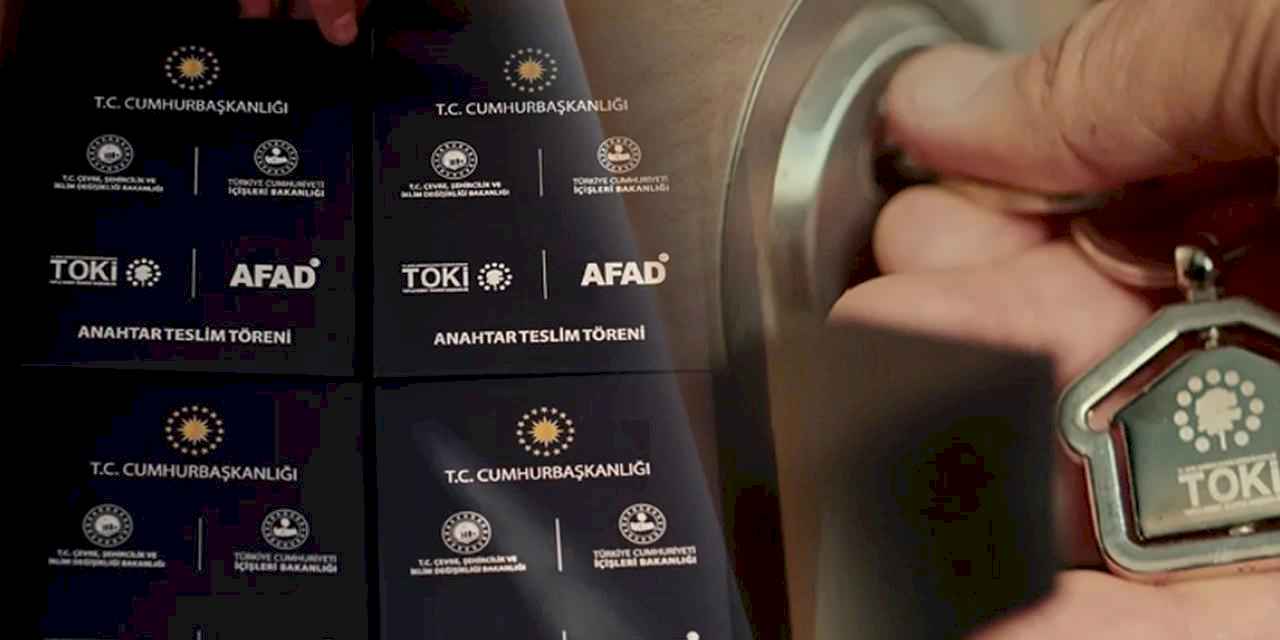 Anahtarlar hazır... 155 bininci konut teslim ediliyor