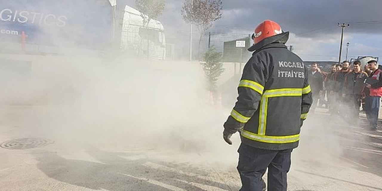 Büyükşehir İtfaiyesi'nde eğitimler tam gaz