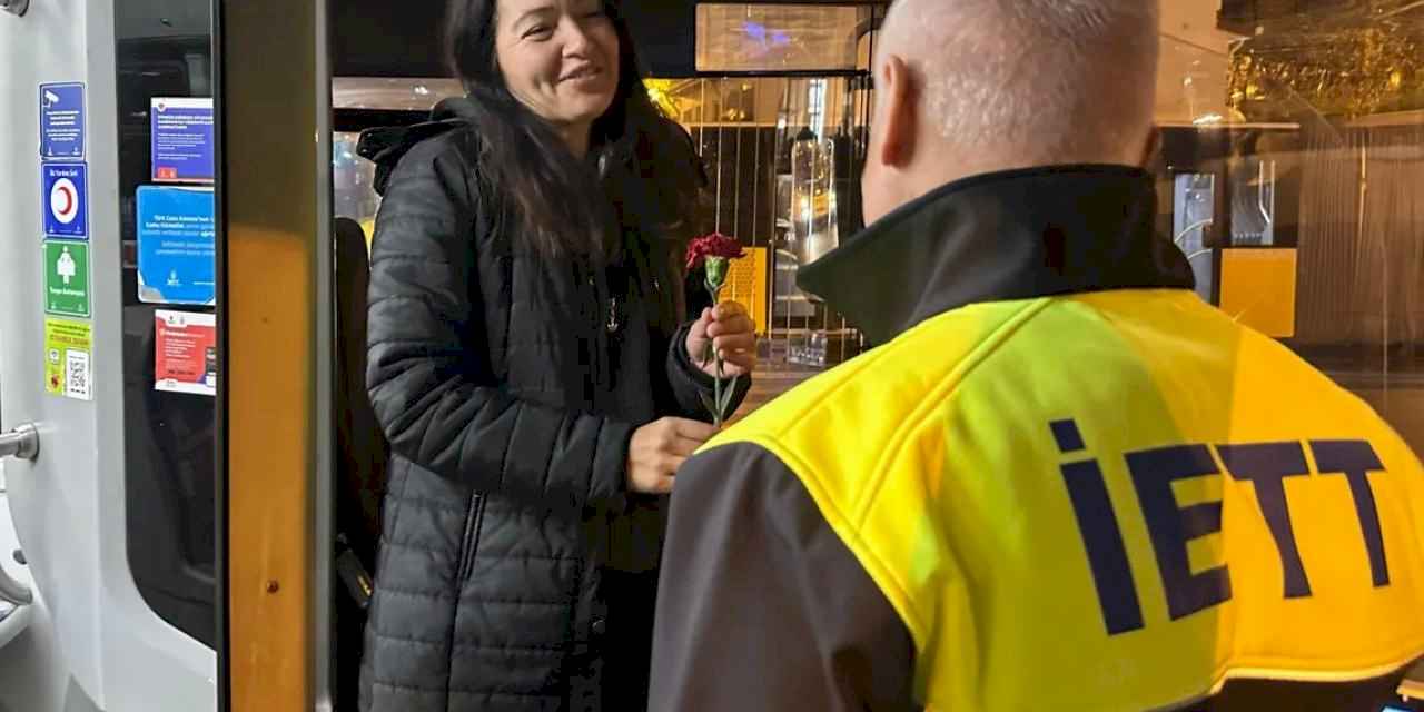 İETT kaptanlarına 'Özel' kutlama