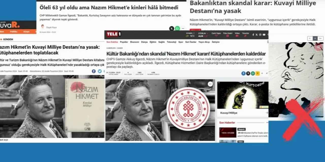 Nazım Hikmet'in 'Kuvayi Milliye'si yasaklandı mı? İşte yanıtı...