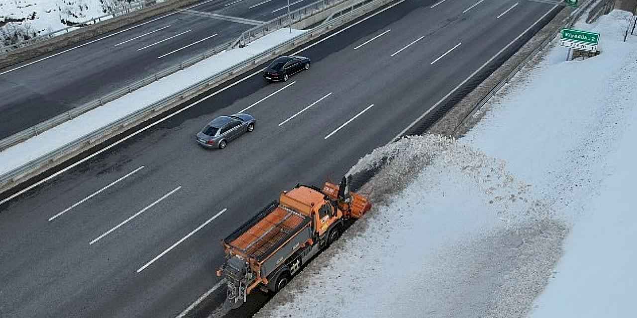 Kuzey Marmara Otoyolu İşletmesi Karla Mücadele Çalışmalarını Tamamladı