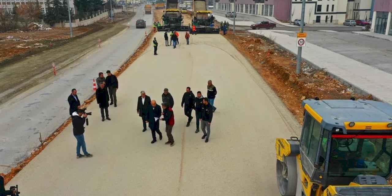 Malatya'da Saray Bosna Caddesi konforlu hale geliyor