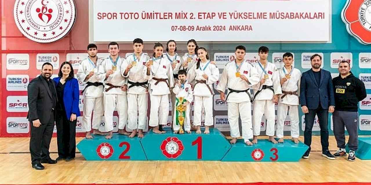 Konya Büyükşehir Belediyespor'un Judoda Bileği Bükülmüyor