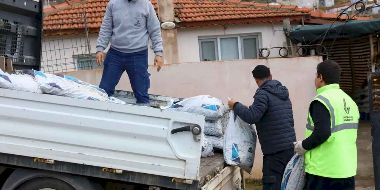 İzmir Güzelbahçe'den kara-kış desteği