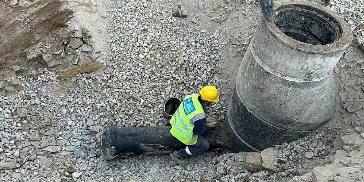 İlimtepe'nin geleceği için İSU'dan 9 bin 134 metre yeni kanalizasyon hattı