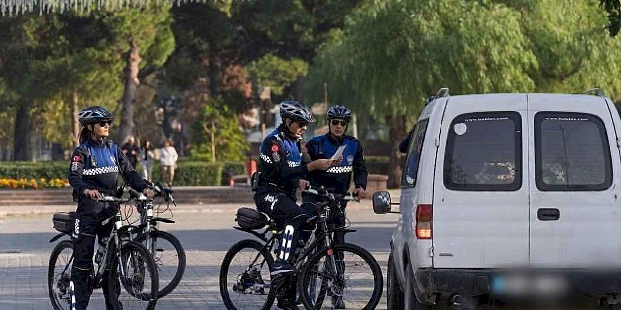 Bisikletli zabıtadan çevreci denetim