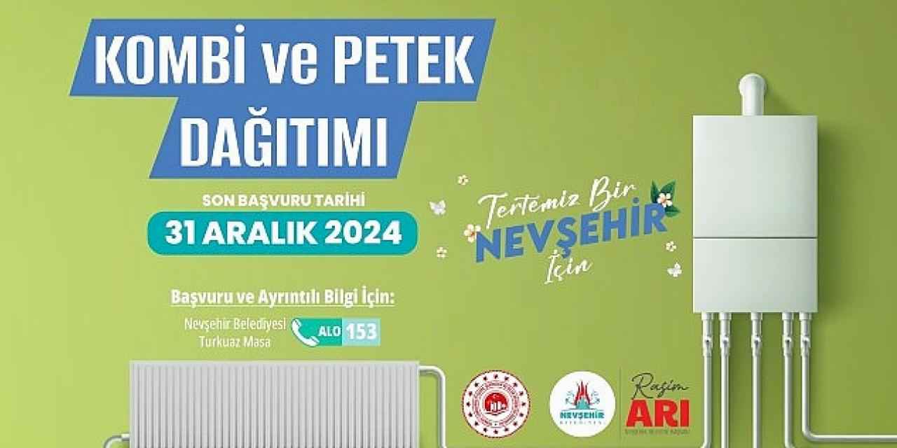 Nevşehir Belediyesi'nin Kombi ve Petek Desteği Sürüyor