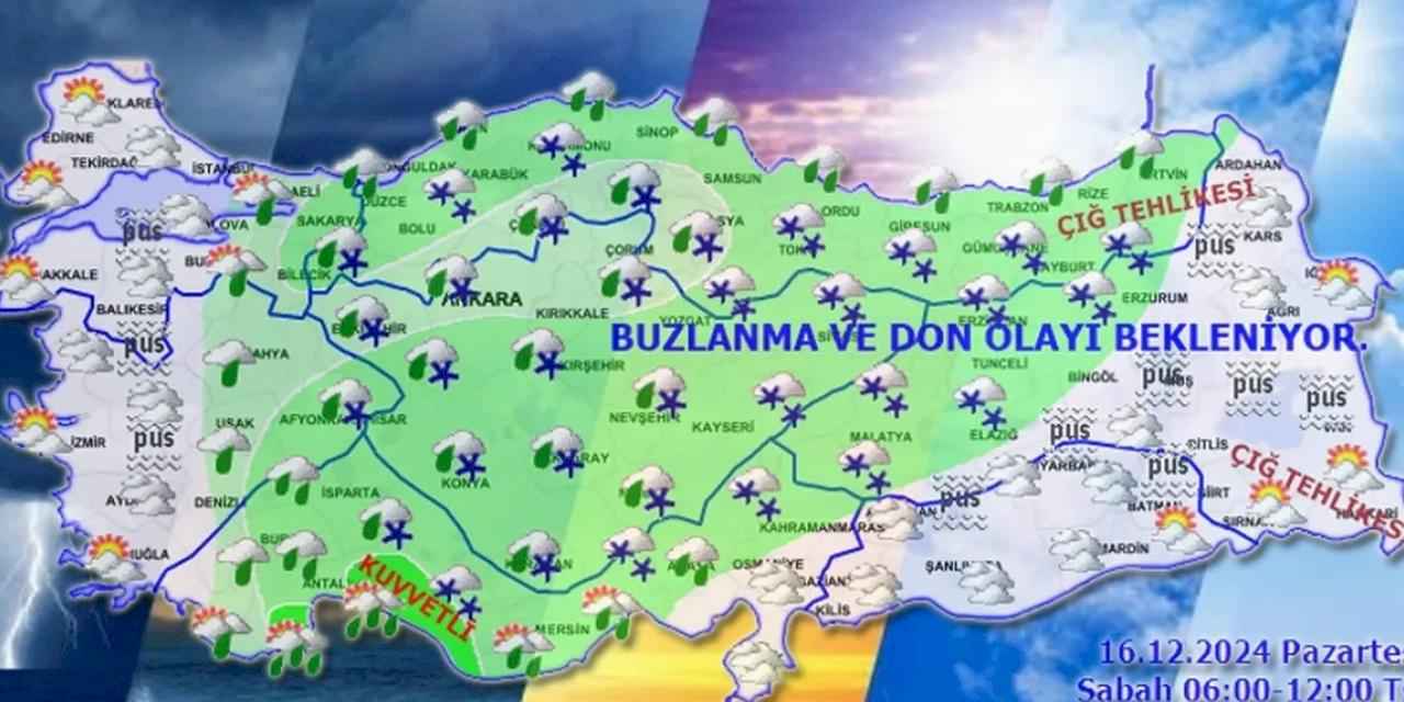 Yeni haftanın ilk gününde yurtta hava nasıl olacak?