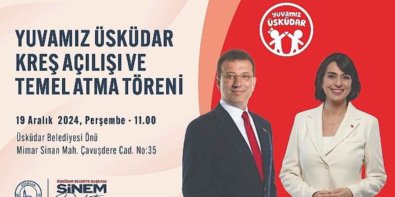 Ekrem İmamoğlu Katılımıyla Yuvamız Üsküdar Kreş Açılışı ve Temel Atma Töreni