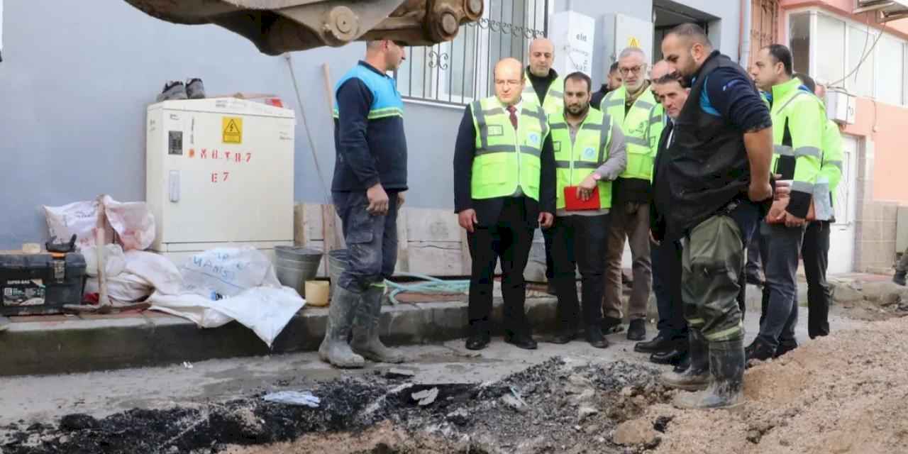 Manisa Şehzadeler'in altyapı sorunu çözülüyor