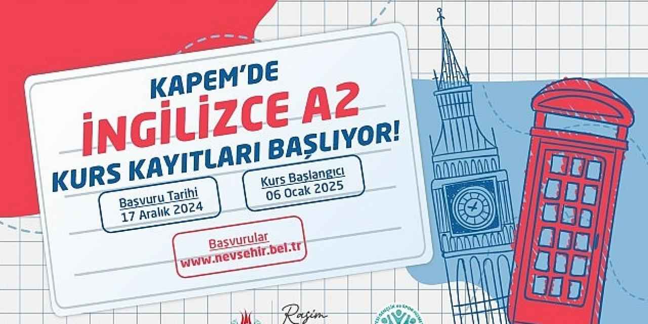 KAPEM'de İngilizce A2 Kursu İçin Kayıtlar Başlıyor